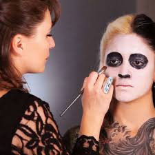 how to do a day of the dead makeup base