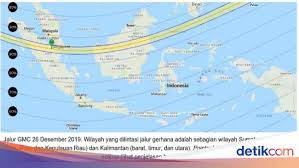 Di akhir tahun 2019 insya alloh akan terjadi gerhana matahari cincin (gmc), tepatnya pada hari kamis kliwon, 29 robi'ul akhir 1441 h./26 desember 2019 m. Catat Waktu Dan Lokasi Gerhana Matahari Cincin Di Indonesia