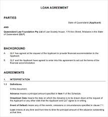 9 Loan Agreement Samples Pdf Word