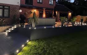 can you put lights in composite decking