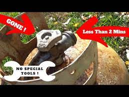 remove propane tank valve in 2 minutes