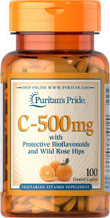 Get the information you need now. Vitamin C 500 Mg With Bioflavonoids Rose Hips 100 Caplets C Vitamins Supplements Puritan S Pride
