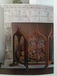 Gothic Fireplace Screen Living Room