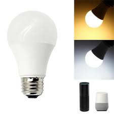 E27 11w Color Temperature Adjustable Wifi Smart Led Light Bulb Work With Alexa Goolge Ac110 220v