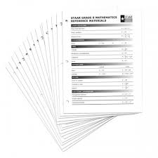Tea Grade 8 Math Reference Chart 30 Pack