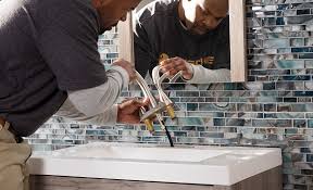 how to install a bathroom vanity the