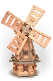 Wooden Windmill Garden Windmill