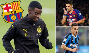 Could it be part of erling haaland's eventual exit? Barcelona Are Lining Up Real Sociedad S Alexander Isak If They Miss Out On Lautaro Martinez Daily Mail Online