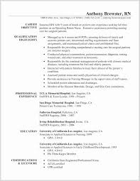 Nursing Resumective Examples Awesome Nurse New Grad Resume