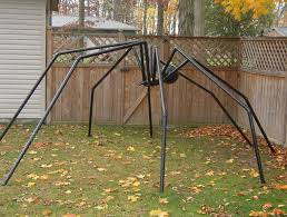 Its time to think outside the box and add some spooky. Giant Spider Pvc Legs Front Yard Halloween Decorations Halloween Yard Decorations Halloween Yard