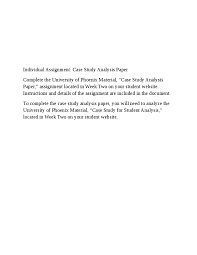 Case Study Analysis Comm     Hospital Strategies For Reducing Emergency  Department