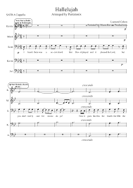 Hallelujah Pentatonix A Cappella Sheet Music For Voice
