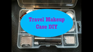 travel makeup case diy quick easy
