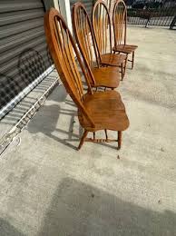 Solid Wooden Chairs Set Of 4