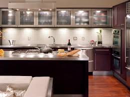 The satin flat finish gives all rooms a modern look. Glass Kitchen Cabinet Doors Pictures Options Tips Ideas Hgtv