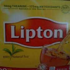 lipton tea bags and nutrition facts
