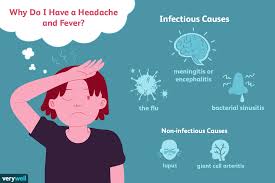 fever and headache causes symptoms