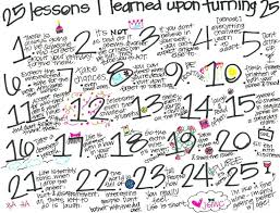 25 lessons I learned upon turning 25 | Quarter of a century!! 25 ... via Relatably.com