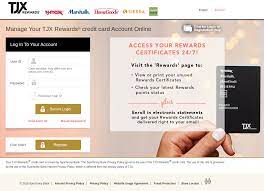 Check spelling or type a new query. Tjx Rewards Credit Card Login Bill Payment Activation How To Apply