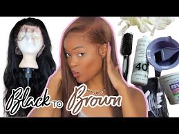 hd lace wig series easiest way to dye