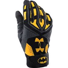 Under Armour Adults Batman Motive Batting Gloves Youth