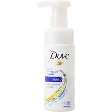 dove 3in1 makeup also washable foam