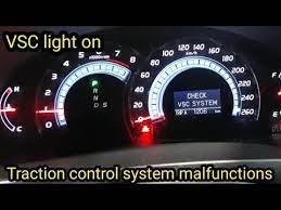 fix check engine light and vsc
