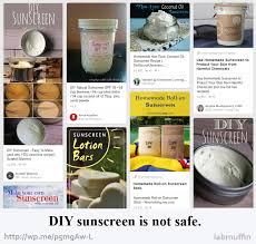 don t get burnt by diy sunscreen