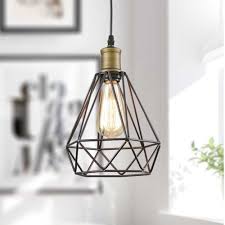 farmhouse polygon wire cage hanging