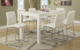 Shop white dining table sets with matching chairs in various styles like modern & traditional and shapes including round, oval, & rectangle. White Modern Kitchen Table And Chairs Instaimage