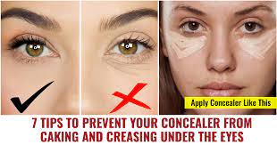 prevent your concealer from caking