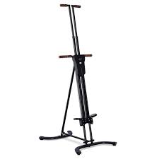 soozier steel vertical stair climber exercise machine black