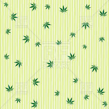 Cannabis Leaf Simple Background Stock Vector Image