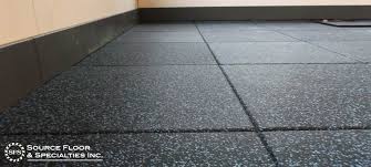 installing rubber mats for concrete floors