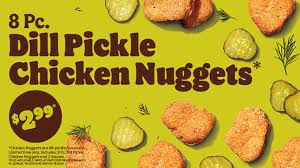burger king dill pickle en nuggets