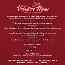 Candlelight dinners with beautiful decorations & options of rooftop, poolside, farmhouse and even private candlelight dinners. Cheap Valentine S Day Dinner Sets In Klang Valley Kl