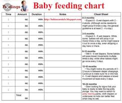 Baby Feeding Chart Dr Saira Baloch