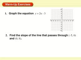 Ppt 1 Graph The Equation Y 2x 3