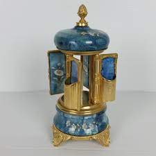 vine blue reuge carousel box