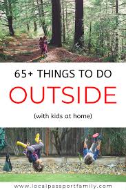 outdoor activities with kids
