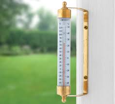 indoor outdoor wall thermometer