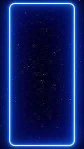 neon 3d frame amoled blue border