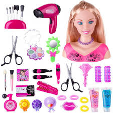 doll set toys real hair stylist toys
