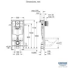 Grohe Rapid Sl 1 13m 3 In 1 Wc Set