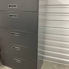 two identical 5 drawers lateral