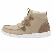 Then we redesign and reconstruct them using dude's patented sole technology and innovative design combines with lightweight, canvas uppers to produce the funkiest, comfiest ladies' shoes straight out of the box. Hey Dude Women S Lea Chestnut Boot Ebay