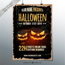 Awesome Free Halloween Party Flyers Creative Beacon