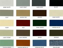 Color Chart For The Home Exterior Color Palette Green