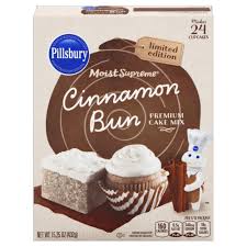 pillsbury cinnamon bun cake mix