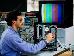 TV repair - Stock Image - T358/0138 - Science Photo Library